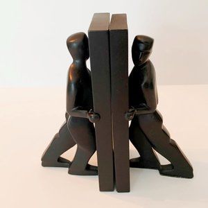 CHRIS COLLICOTT for KIKKERLAND Pushing Men Bookends Set of 2